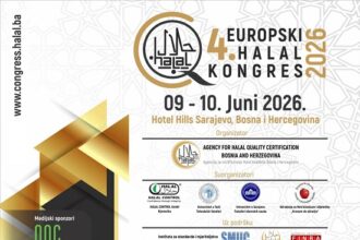 Četvrti Europski Halal Kongres održat će se 9. i 10. juna u Sarajevu
