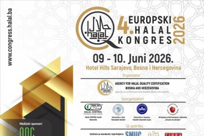 Četvrti Europski Halal Kongres održat će se 9. i 10. juna u Sarajevu
