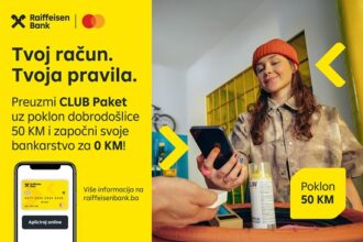 Tvoj račun. Tvoja pravila. Vrijeme je za Raiffeisen CLUB Paket!