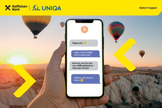 Raiffeisen i UNIQA donose inovaciju: Putno osiguranje sada u Raiffeisen Mobilnom Bankarstvu