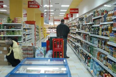 BiH: Promet trgovine na malo u junu smanjen za 1,4 posto