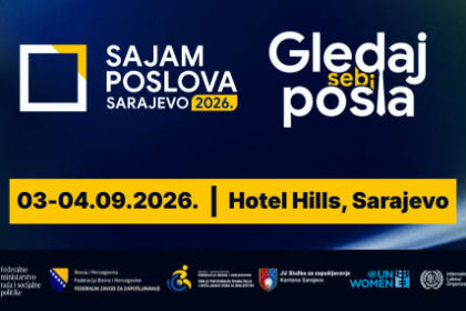 Odbrojavanje do Sajma poslova 'Gledaj sebi posla' je počelo: 3.000+ posjetilaca, 100+ kompanija