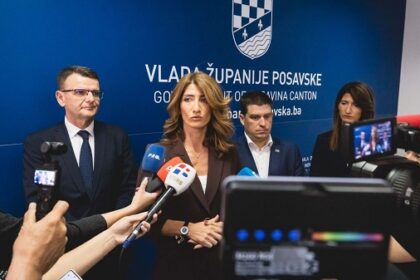 Ministri Katić i Butković u Orašju: Napravljen pomak u realizaciji mosta Županja - Orašje