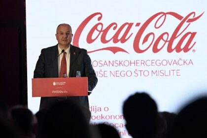 Doprinos Coca-Cole ekonomiji Bosne i Hercegovine dostigao 421,8 miliona KM