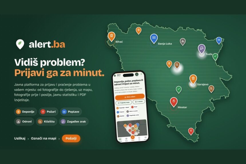Građani BiH dobili alat - klikom prijavljuju deponije, požare, poplave...
