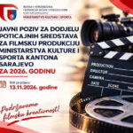 Sarajevo je grad filma: Osigurano milion maraka za filmsku produkciju